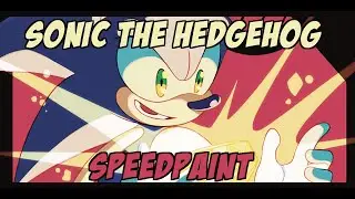 Sonic the Hedgehog: POSTER SPEEDPAINT