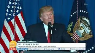 US launches missile strikes against Syria