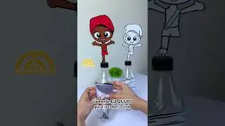Atividade interativa na garrafa: Pula-pula Saci Perer&ecirc; ❤️ #folclore #diy #educacaoinfantil
