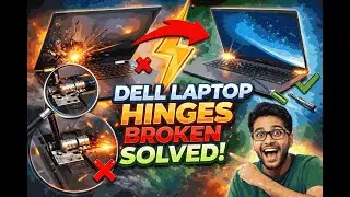 WARNING ⚠️ Dell Laptop 💻Broken Hinges Instead Repair #viralvideo #delllaptop #dell #repair