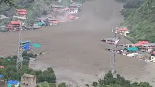 Cloudburst in Dharali near Harshil, Uttarkashi &ndash; Flash Floods Drench Village | Aug 2025