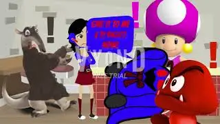 Charlie The Anteater Jr. Behaves At Dairy Queen