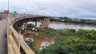Praça da Bandeira, shopping da cidade até a ponte da amizade. Teresina Piauí