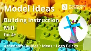 Building instruction | Mill | Idea 001 Lego bricks #lego #model #home_education #free