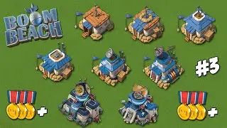 Bien d&eacute;buter sur Boom Beach ! Les MEILLEURS COMPOSITIONS de CHAQUE NIVEAU de QG !
