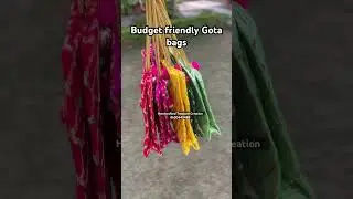 Gota bags |budget friendly bags for hamper |traditional bags