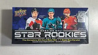 2024-25 Upper Deck NHL Star Rookies Box Set Opening
