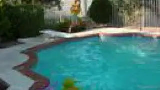 Little Raquel's swimming pool birthday party