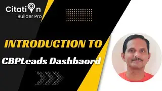 Introduction to CBPLeads Dashboard
