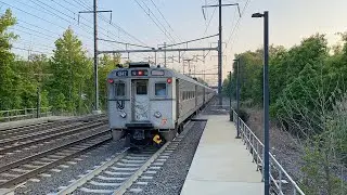 NJ Transit GE Arrow III Multiple Unit Trains On The Northeast Corridor @ Princeton Junction 5/31/23