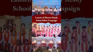 Launch of Disaster Ready School Safety Campaign | LG Delhi V.K Saxena | CM Rekha Gupta | Ashish Sood
