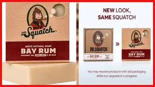 Great product -  Dr. Squatch All Natural Bar Soap for Men with Zero Grit, Bay Rum