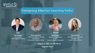 Webinar | Designing Effective Learning Paths