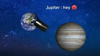 The earth save form Jupiter