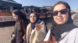 اجيو تشوفو معانا اجواء ديال مراكش 🤪🇲🇦و شنو وقع معانا🥺🥺