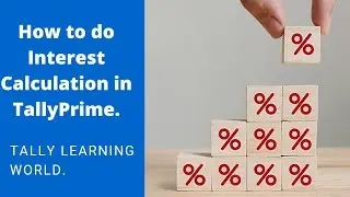 Как рассчитать проценты в TallyPrime (на английском языке)
