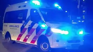 ambulance, rapid responder, OVDG, MMT & politie naar reanimatie roerdomplaan capelle aan den ijssel