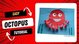 DIY Paper Octopus tutorial