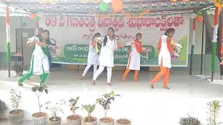 Celebrating republic day in IIIT Ongole Campus