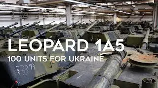 German-Danish-Dutch Alliance Supplies Ukraine With 100 Leopard 1A5 Tanks
