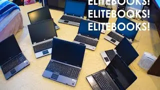 Auction Hauls: 10 HP Laptops / Elitebooks 8730W, 8440p , 6735s, 8710p