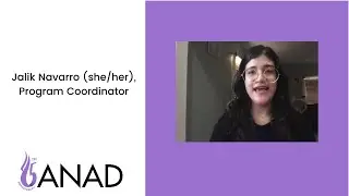 Meet Jalik Navarro, Program Coordinator, ANAD