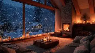 Holiday Peace Night 2025 | Fireplace Ambience & Relaxing Christmas Music for Deep Sleep