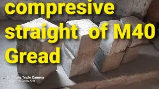 compressive  strength  M40  Gread 28 day
