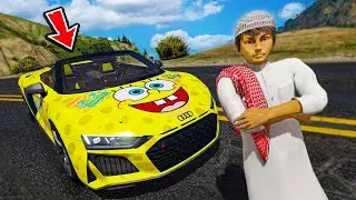 ابوي اهداني سياره سبونج بوب 😱🔥 ! فلم قراند