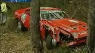 Eric Bana crashes in Targa. News Report