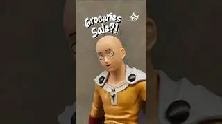 Unboxing Saitama from One Punch Man, stop motion style #onepunchman #unboxingtoys #animefigures