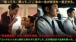 「黙って座ってて！」と日本人男性に怒鳴った客室乗務員が顔面蒼白──まさか彼がこの機体の“最後の希望”だったなんて…！#感動実話 #AIストーリー