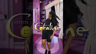 Outfits Inspired by CORALINE! #shorts #fashion