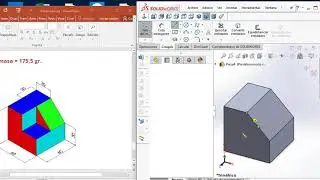 Tutorial b&aacute;sico en SolidWorks principiantes: dibujo isom&eacute;trico, manejo de vistas