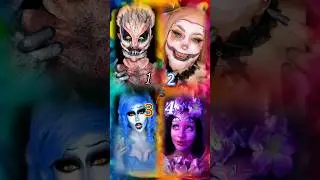Mega creative MAKEUP ☠️🤐☠️CLOWN🤡🤯 MELANIE MARTINEZ #shorts #tiktok #viral