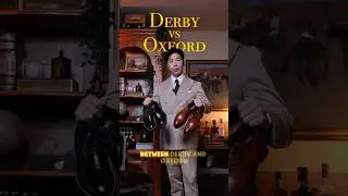 The Difference Between an Oxford & Derby Shoes. #mensshoes #menswear #mensfashion #styletips