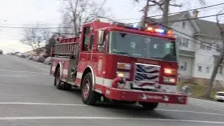 Passaic NJ Fire Department Engine 4 Responding on Paulison Ave Jan 6th 2016
