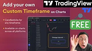How to use Custom Timeframe on TradingView Chart in Free !! #tradingview