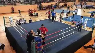 نصف نهائي وزن أقل من 71 كلغ للبطل Saad El Quabissi التاي بوكسينغ القنيطرة 2019