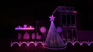 Halloween-Lichtshow 2024 - Livingston Shadow