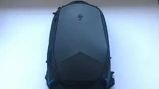 Alienware Vindicator 2.0 15&rdquo; laptop backpack quick unboxing and review