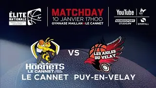 Le Cannet / Puy-en-Velay - Championnat de France de basket fauteuil Elite Nationale - 7ème Journée