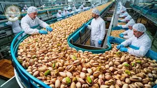 How Millions of Pistachios Are Harvested and Processed Made Easy With Modern Machinery