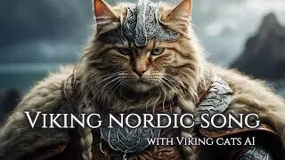 Viking cats song. Amazing Viking cats AI and nordic music