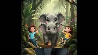 🐘 Jumbo the Happy Elephant | Fun Nursery Rhyme for Kids | Learn Kindness & Sharing