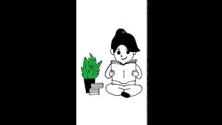 Girl Reading Book Drawing | How To Draw Girl Reading Book | Girl Drawing | #Shorts