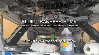 DIY Fluid Transfer Pump for $10 | Automatic Transmission Fluid, Gear Oil Changes | Lubricant Pump