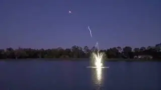 April 30, 2023 SpaceX Falcon Heavy Rocket Launch as Seen from Port Orange, Florida
