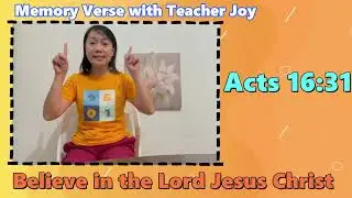 Memory verse | Action | Acts 16:31 | AMI Kids