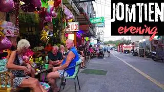 [4K] JOMTIEN beach, the best area in PATTAYA, THAILAND 2025